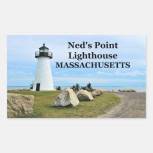 Ned's Point Lighthouse, Massachusetts Stickers