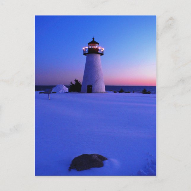 Ned's Point Lighthouse (Portrait) Postkarte (Vorderseite)