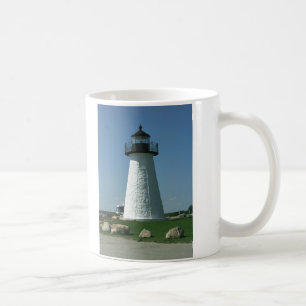 Neds Punkt-Leuchtturm Kaffeetasse
