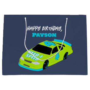 Need 4 Speed Race Car Boys 4. Geburtstag Party Große Geschenktüte