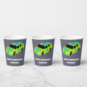 Need 4 Speed Race Car Boys 4. Geburtstag Party Pappbecher