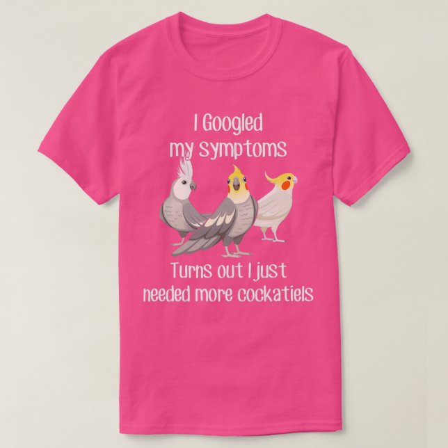 Need Cockatiels T-Shirt (Design vorne)