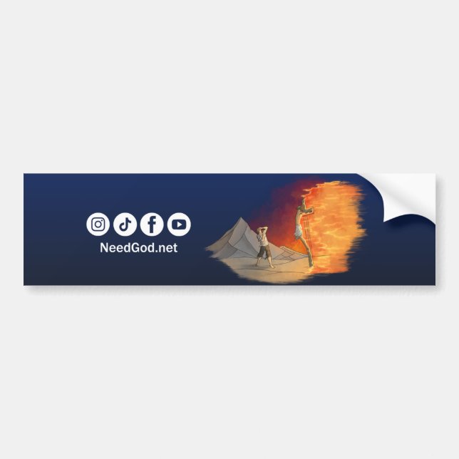 NeedGod.net Auto Decal Autoaufkleber (Vorne)