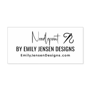 Needlepoint #1 Website des Firmennamens URL Permastempel