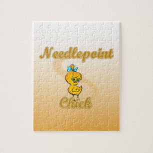 Needlepoint Chick