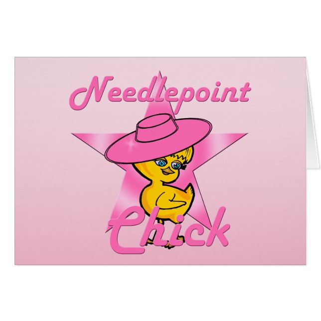 Needlepoint Chick #8 (Vorderseite (Horizontal))