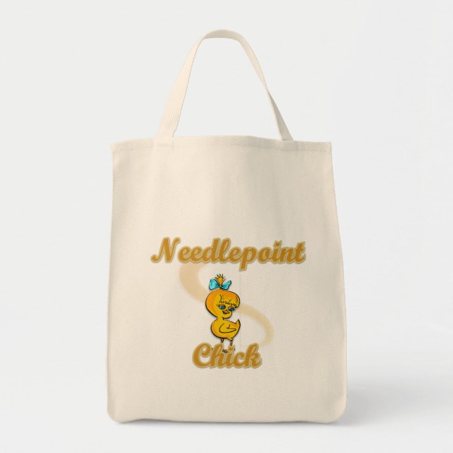 Needlepoint Chick Tragetasche (Vorne)