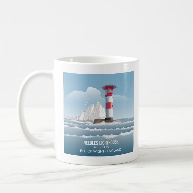 Needles Lighthouse Kaffeetasse (Links)