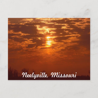 Neelyville Missouri Postkarte