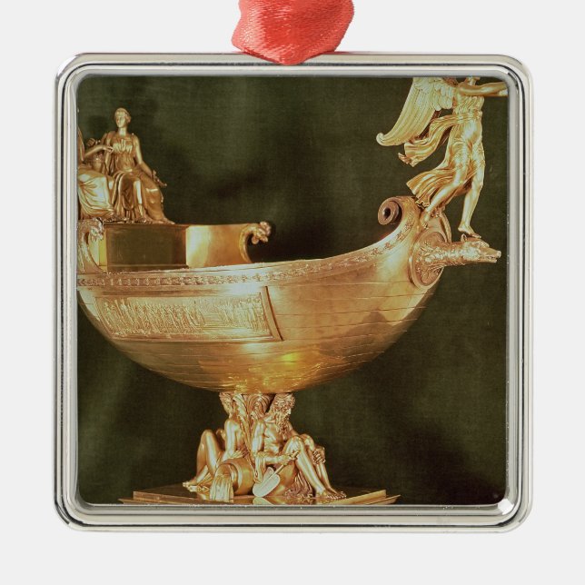 Nef, das Kaiser Napoleon Bonaparte gehört Ornament Aus Metall (Vorne)