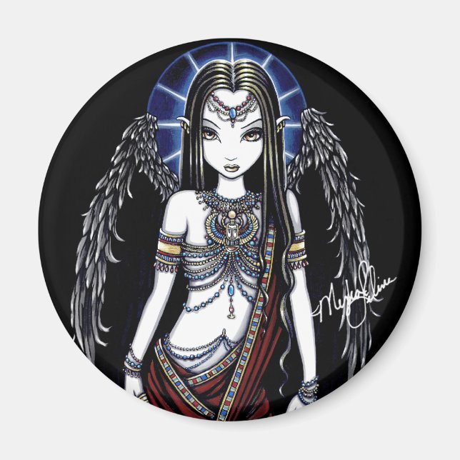 Nefertari Ägyptisch Angel Magnet (Vorne)