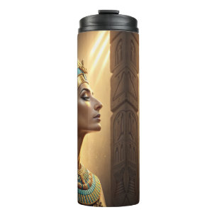 Nefertiti Die Königin zeitloser Eleganz Ägyptisch Thermosbecher