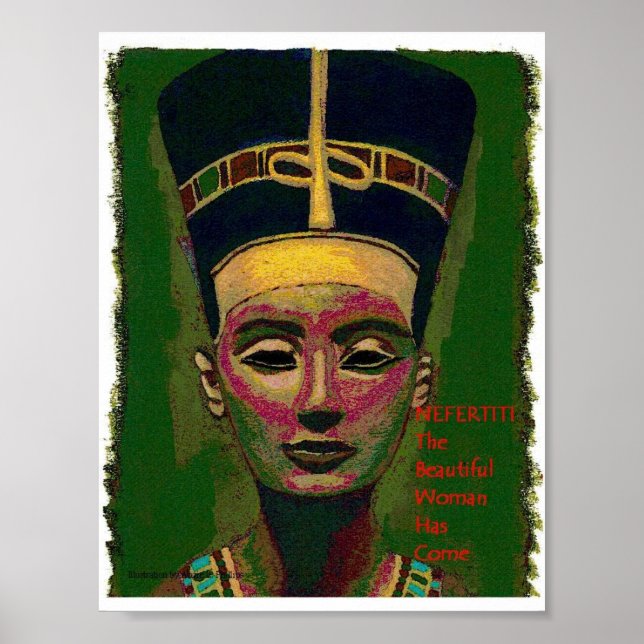 Nefertiti..die schöne Frau ist gekommen Poster (Vorne)