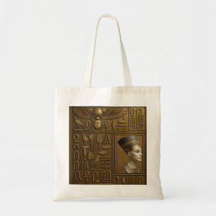 Nefertiti Hieroglyph Tote Bag Tragetasche