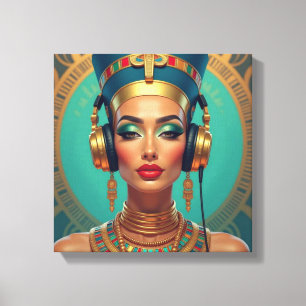 NEFERTITI KÖNIGIN DES NIL 2 LEINWANDDRUCK