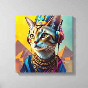 NEFERTITI KÖNIGIN DES NIL-DRACHEN LI KAT 2 LEINWANDDRUCK