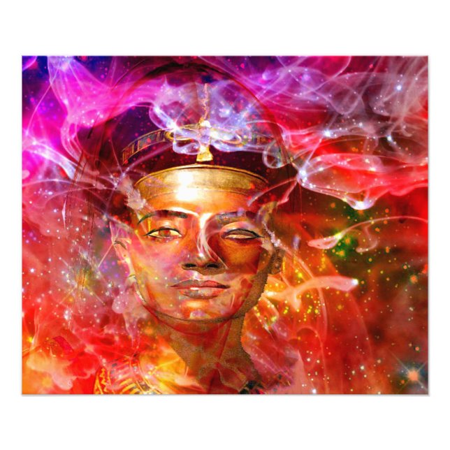 Nefertiti-Königin Fotodruck (Vorne)