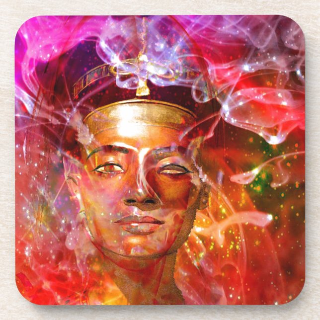 Nefertiti-Königin Getränkeuntersetzer (Vorderseite)