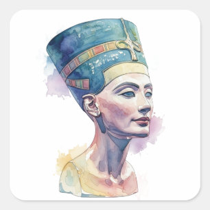 Nefertiti Majestic Premium Aufkleber Farbe