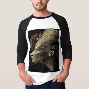 Nefertiti Moderne Silhouette Linienkunst T-Shirt