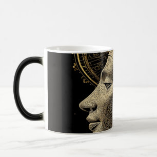 Nefertiti Moderne Silhouette Linienkunst Verwandlungstasse