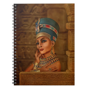 Nefertiti - Neferneferuaten die ägyptische König Notizblock