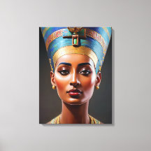 Nefertiti Portrait Originale Kunst