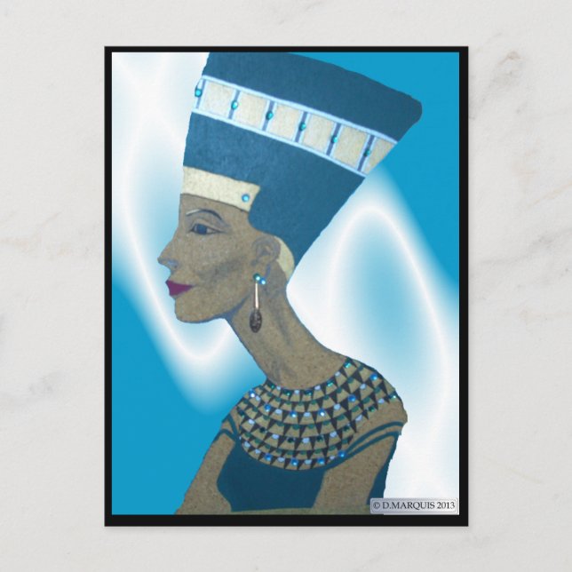 NEFERTITI POSTKARTEN (Vorderseite)