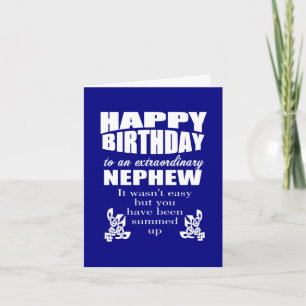Neffe Geburtstag Karte