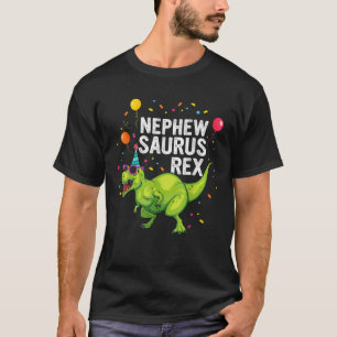 Neffe-Saurus T Rex Dinosaur Neffe Familie passend T-Shirt