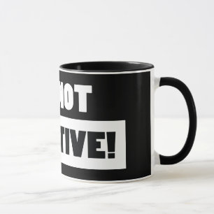 Negativ (Schwarzes) Tasse