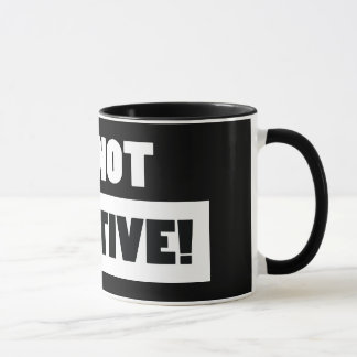 Negativ (Schwarzes) Tasse