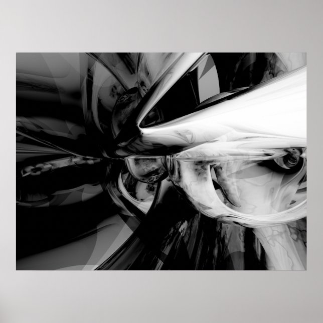 Negative Gefühle Abstrakt Poster (Vorne)