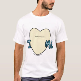 Negative ich Liebe mich bubbly Design T-Shirt