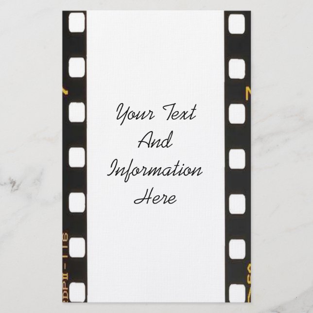 Negative Stationierung Briefpapier (Vorderseite)