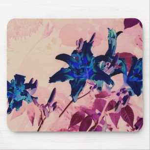 negative Tigerlilien Mousepad