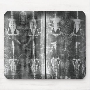Negatives Foto Grabtuch von Turin Kreuzigung Mousepad