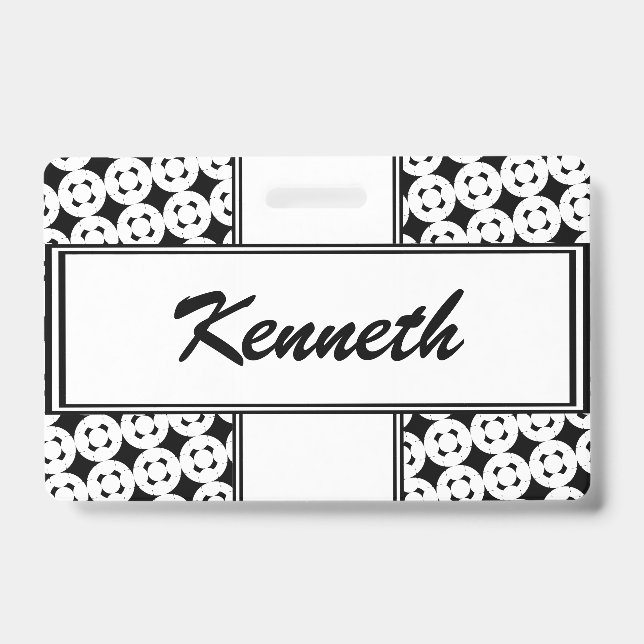 Negatives Gamepad von Kenneth Yoncich Ausweis (Vorderseite)