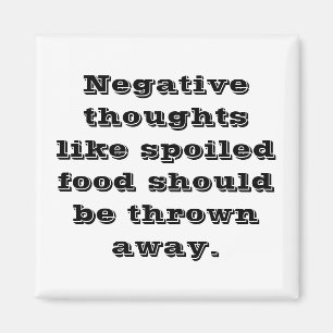 Negatives Gedankenzitat Magnet
