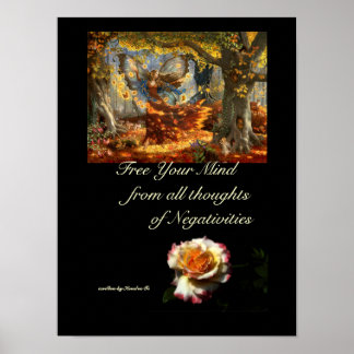 Negativität Poster