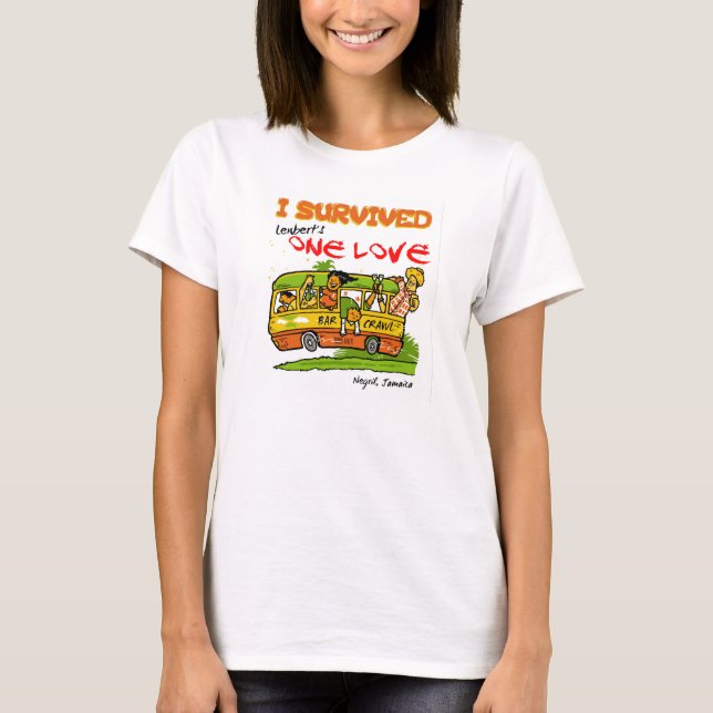 Negril eins Liebe-Bar-Schleichen-T-Shirt-Frauen T-Shirt (Vorderseite)