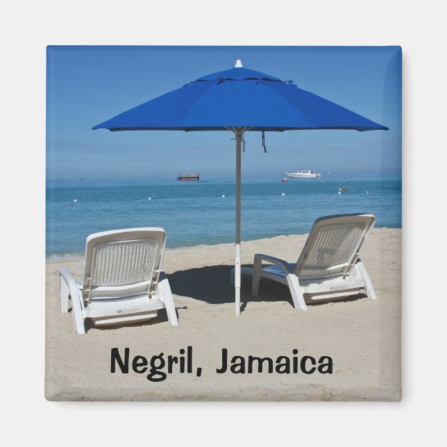 Negril, Jamaica Beach Magnet (Vorne)