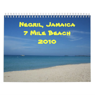 Negril, Jamaika 7 Meilen-Strand 2010 Kalender