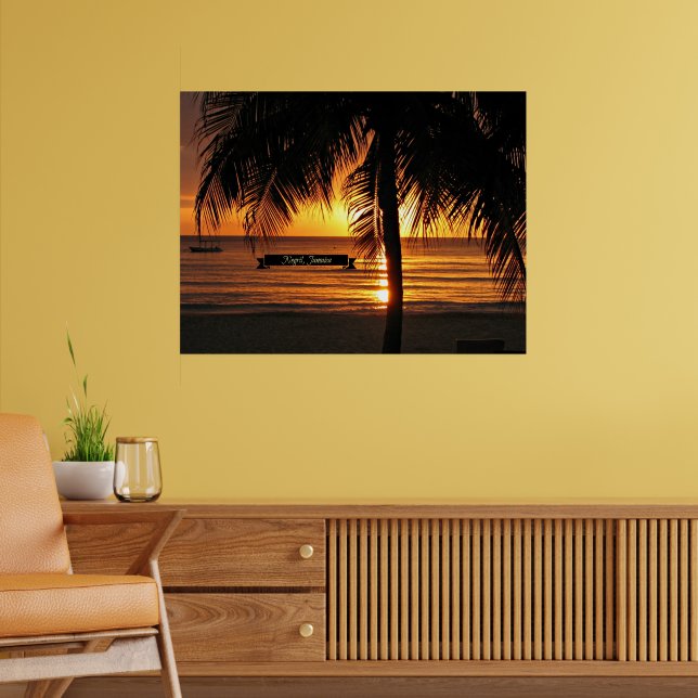 Negril, Jamaika Sonnenuntergang Poster (Wohnzimmer 2)