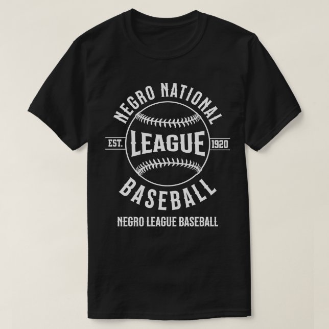 Negro National League Negro League Baseball T-Shirt (Design vorne)
