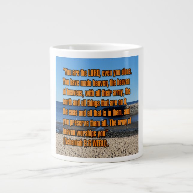 Nehemiah 9:6 WEBU Tasse (Vorderseite)