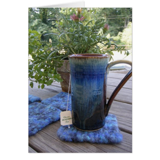 Nehmen der Zeit für Tee (Vorne)