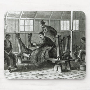 Nehmen des Virus vom Kalb Mousepad