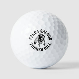 Nehmen Sie 5 Golfplätze Golfball