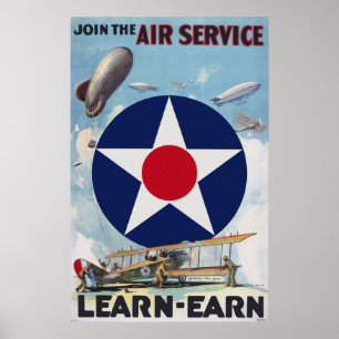 Nehmen Sie am Air Service Poster teil